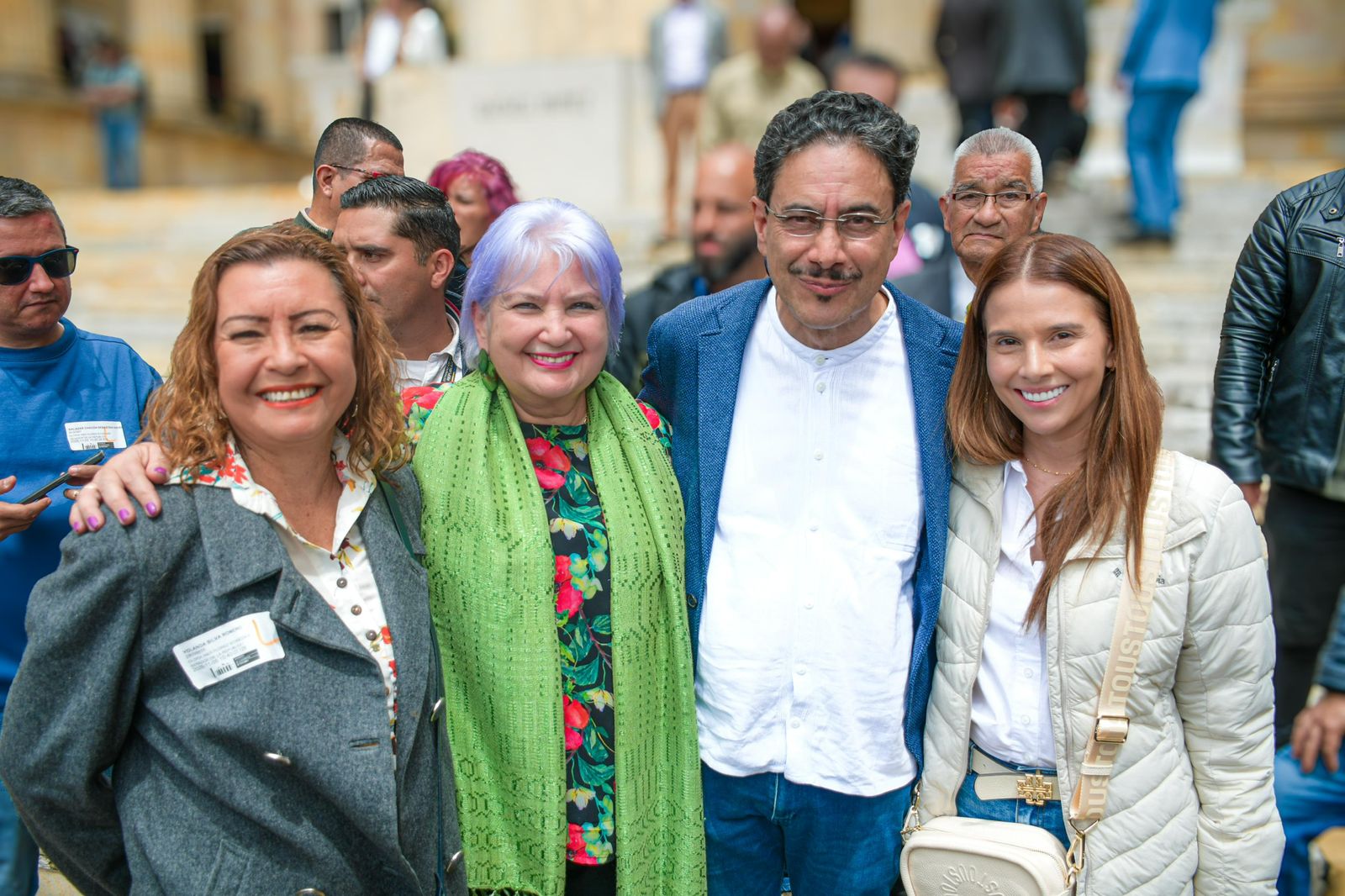 Gloria Flórez en territorio